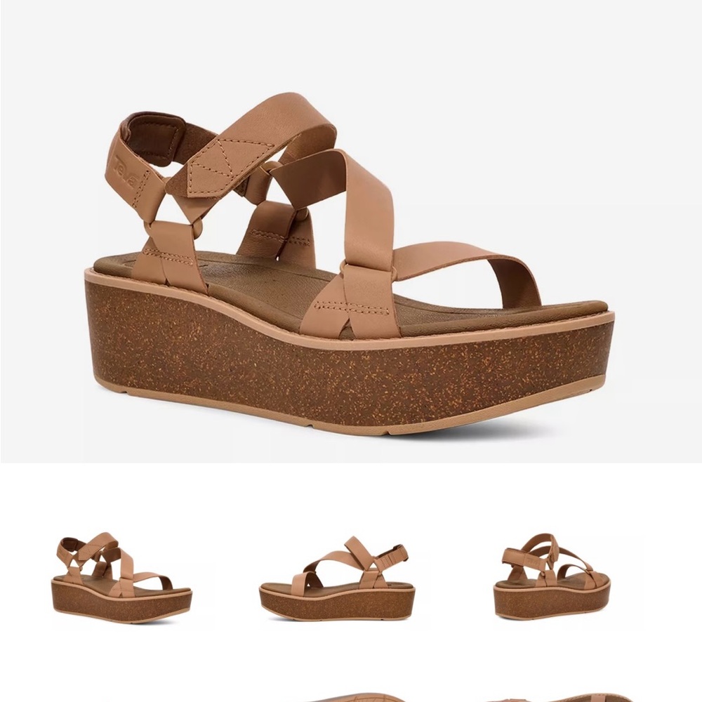 Teva  w madera wedge Women's Brown Platform Sandals